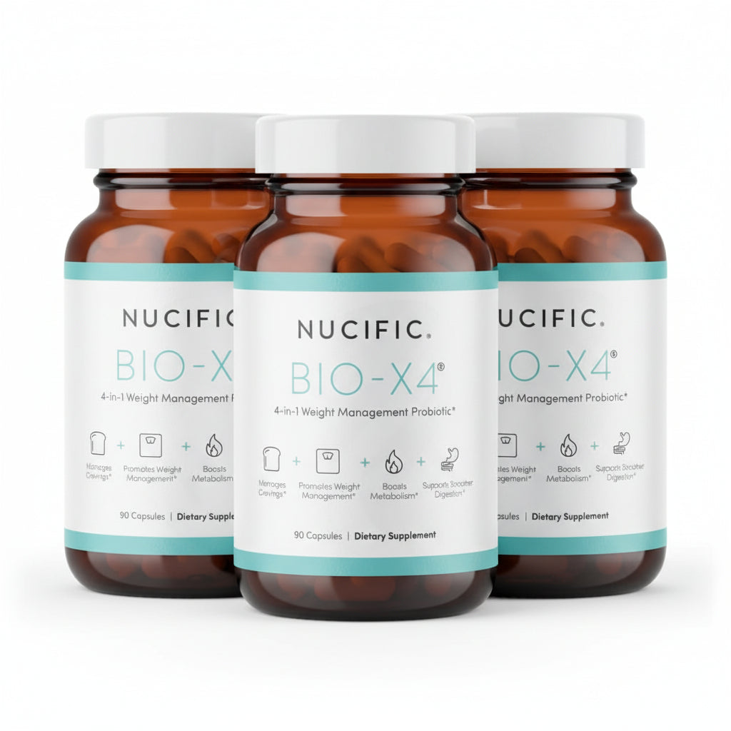 Nucific® Bio-X4 4-in-1 Weight Management Probiotic Supplement, 90 Count