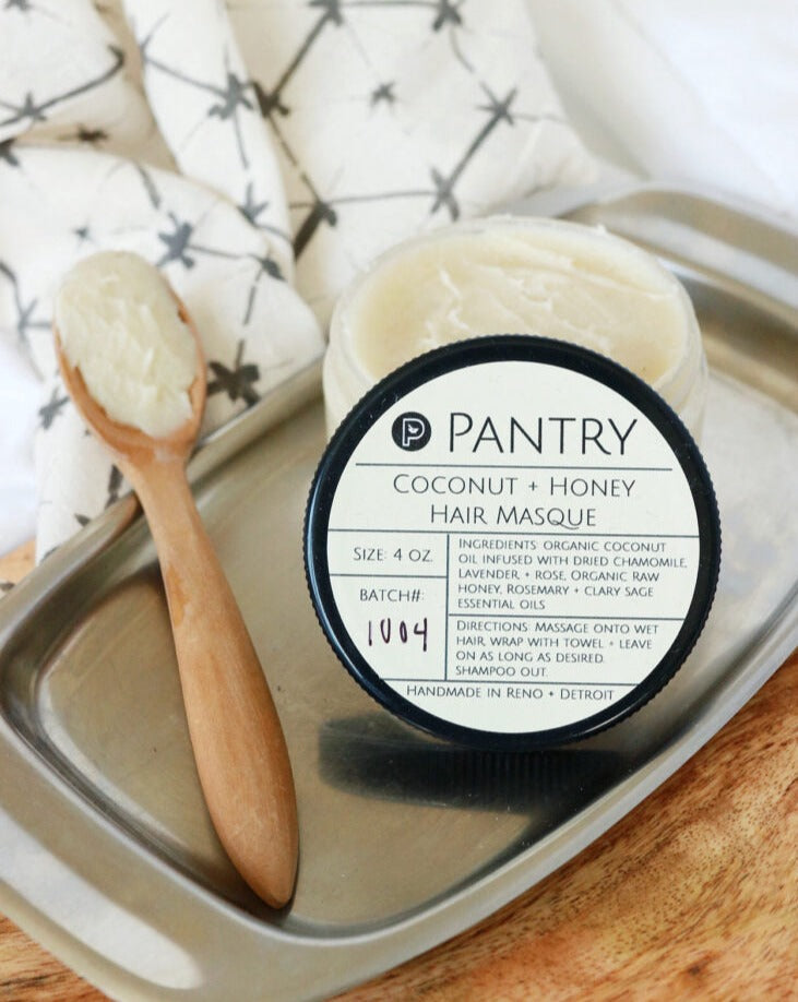 Coconut + Honey Hair Masque | Leave-In Hair Masque