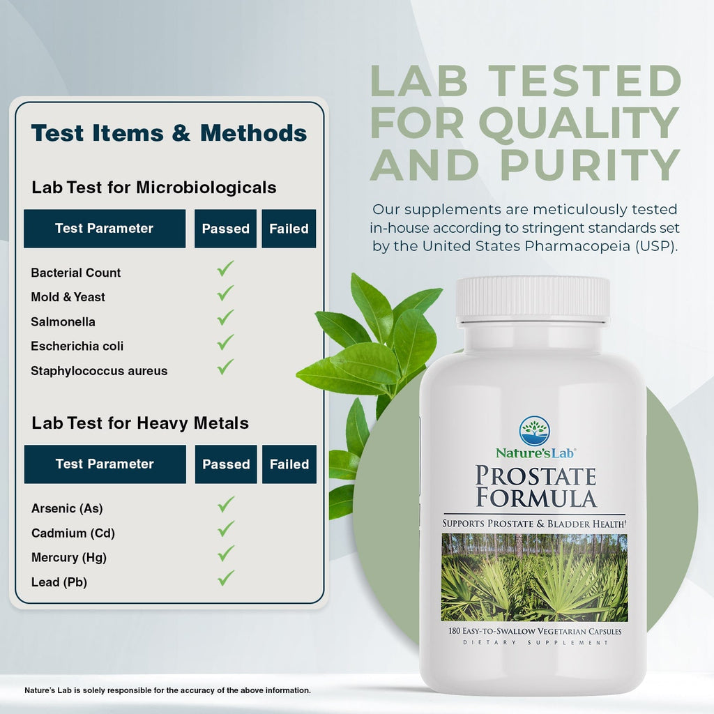 Nature's Lab Prostate Formula - 180 Capsules