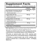 NusaPure Prostate Support 20:1 Extract, 300 mg 200 Veg Caps Dietary Supplement Vegan, Non-GMO