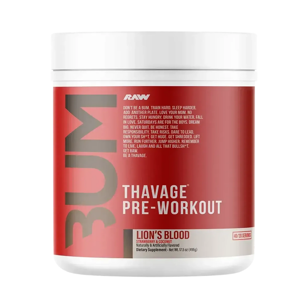 Raw Nutrition CBUM Series Thavage Pre-Workout