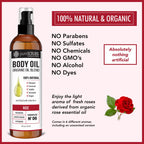 Rose Body Oil / Ultra Moisturizing / Premium Blend #06