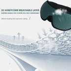 3D Eye Mask – Breathable Padded Sleep Mask with Adjustable Strap