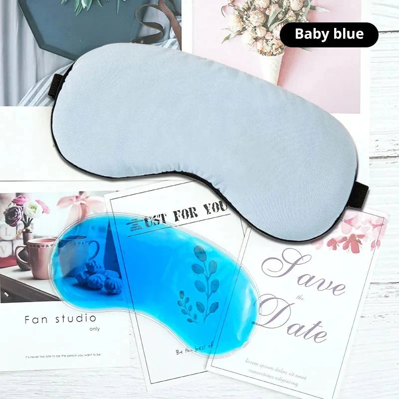 Light Blocking Sleep Mask with Gel Cold Ice Pack