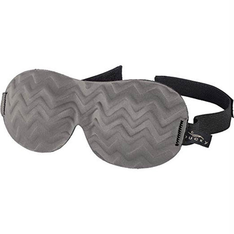 Bucky Chevron Sleep Mask - Gray