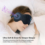 Bluetooth Sleeping Mask with Wireless Headphones