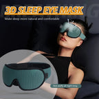 3D Eye Mask – Breathable Padded Sleep Mask with Adjustable Strap