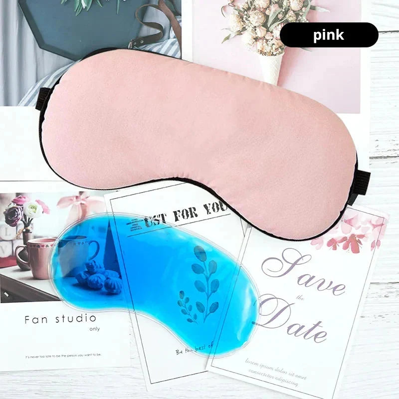 Light Blocking Sleep Mask with Gel Cold Ice Pack