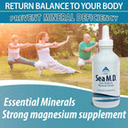 Sea M.D. Concentrated Trace Mineral Drops 120 ml & 250 ml Bundle