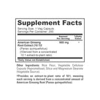 NusaPure American Ginseng 10:1 Extract, 500 mg - 200 Veggie Capsules (Vegetarian, Non-GMO, Vegan)