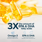 Nature's Lab Triple Strength Omega-3 Fish Oil with EPA & DHA - 180 Softgels
