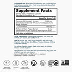 Nature's Lab Gold Turmeric Extract with Curcumin C3 and BioPerine - 60 capsules