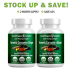 Organic Turmeric + Ginger 60 Capsules