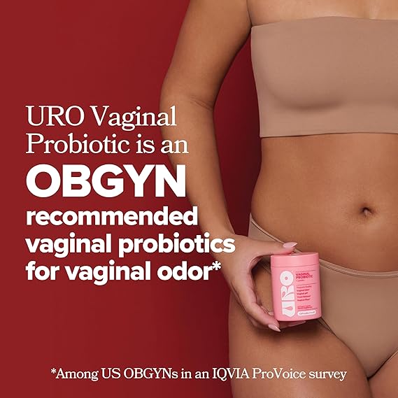 URO Women Probiotics Capsules for Women pH Balance with Prebiotics & Lactobacillus Probiotic Blend