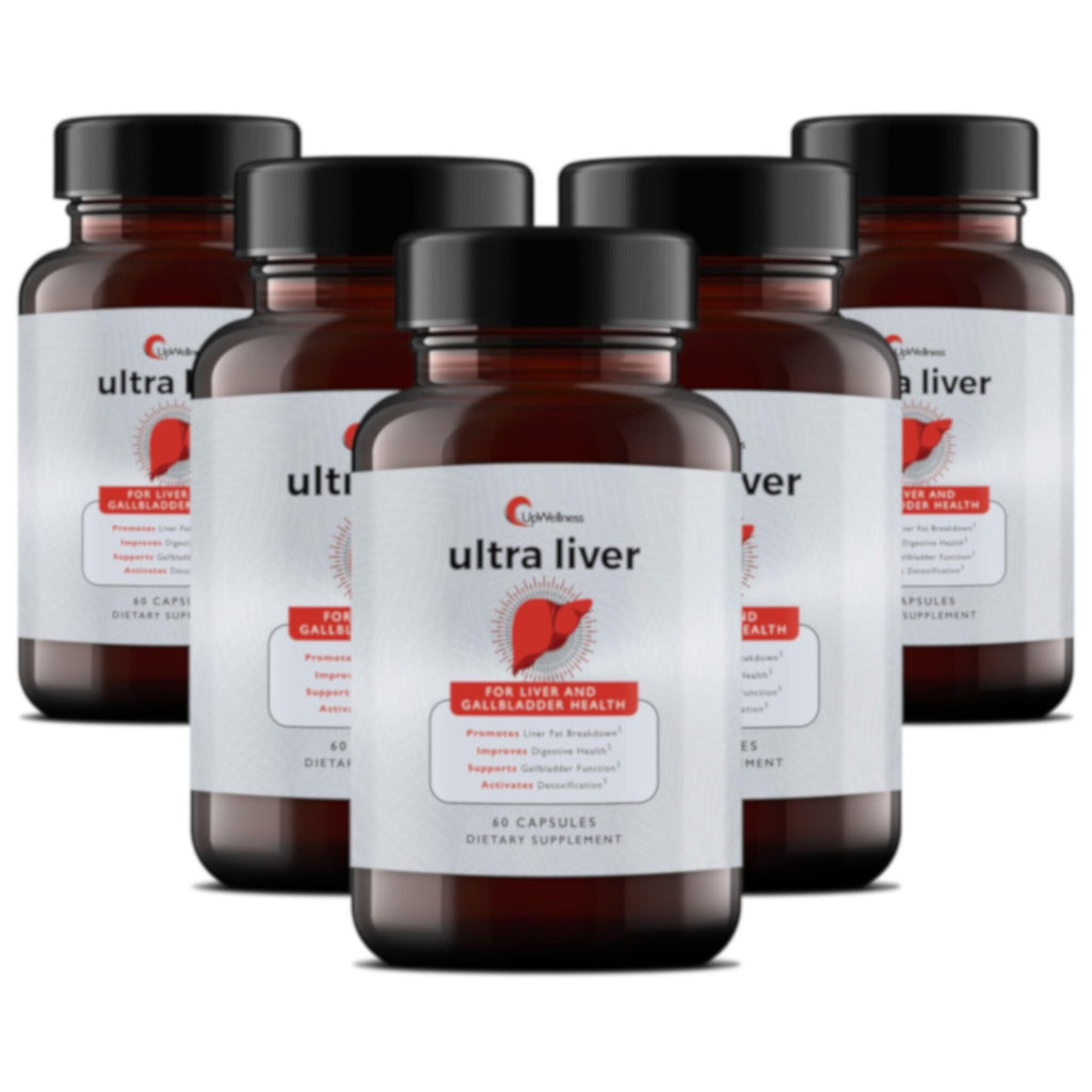 UpWellness Ultra Liver Supplement – Advanced Liver & Gallbladder Support with TMG, NAC & Milk Thistle (60 Capsules)