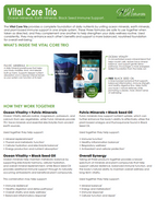 Vital Core Trio Daily Supplement with Black Seed Oil