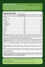 VitaliTea Organic Whole Body Detox Tea - Lymphatic, Kidney and Liver Support