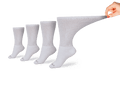 Women's Ultra-Soft Upper Calf Diabetic Socks (4 Pair)