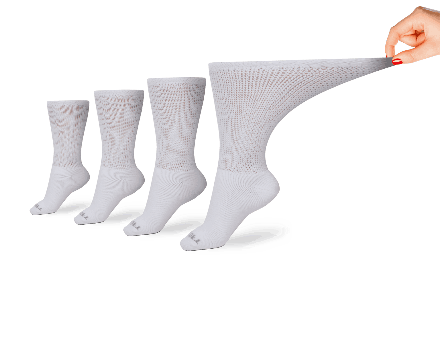 Women's Ultra-Soft Upper Calf Diabetic Socks (4 Pair)