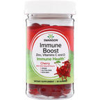 Immune Boost Gummies with Zinc, Vitamins C and D - Cherry