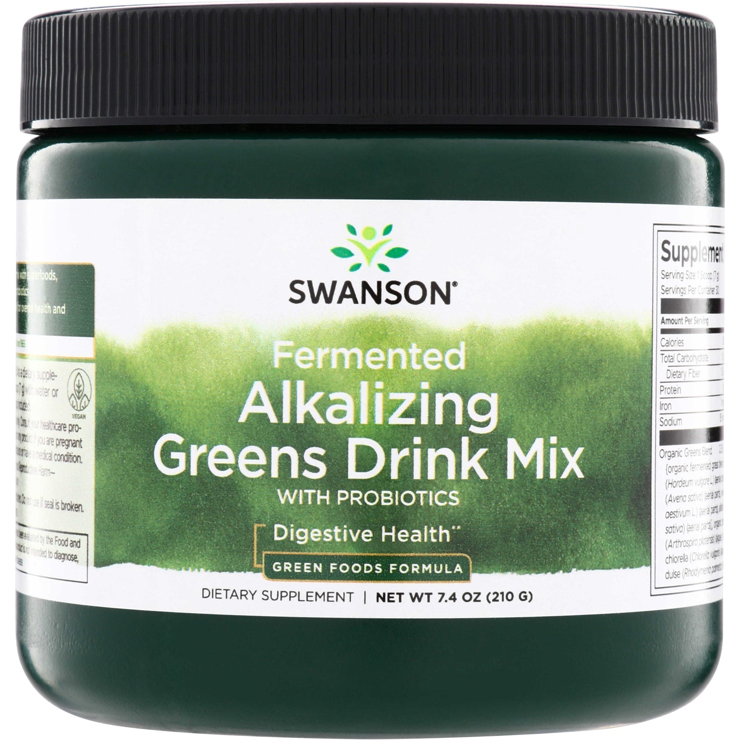 Fermented Alkalizing Greens Drink Mix with Probiotics