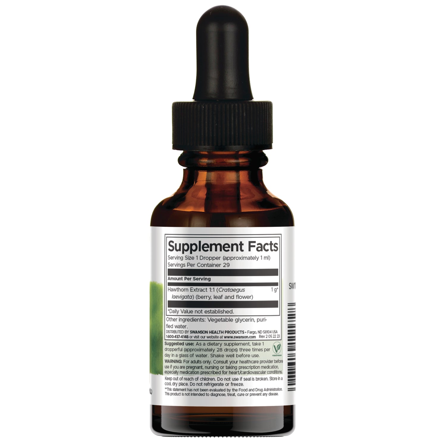 Hawthorn Berry Liquid Extract - Alcohol & Sugar Free
