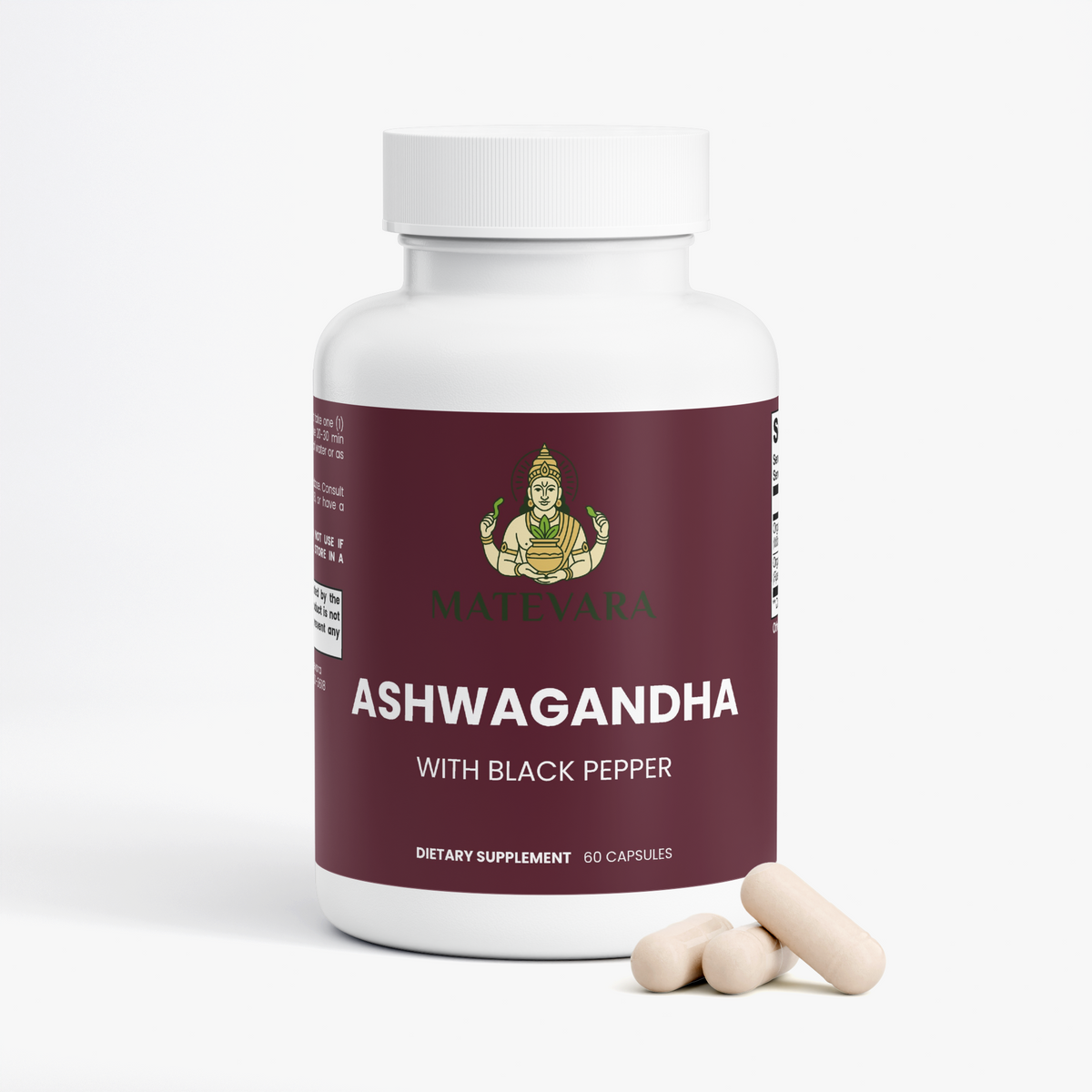 AshwaZen Organic Ashwagandha | (60 Count)