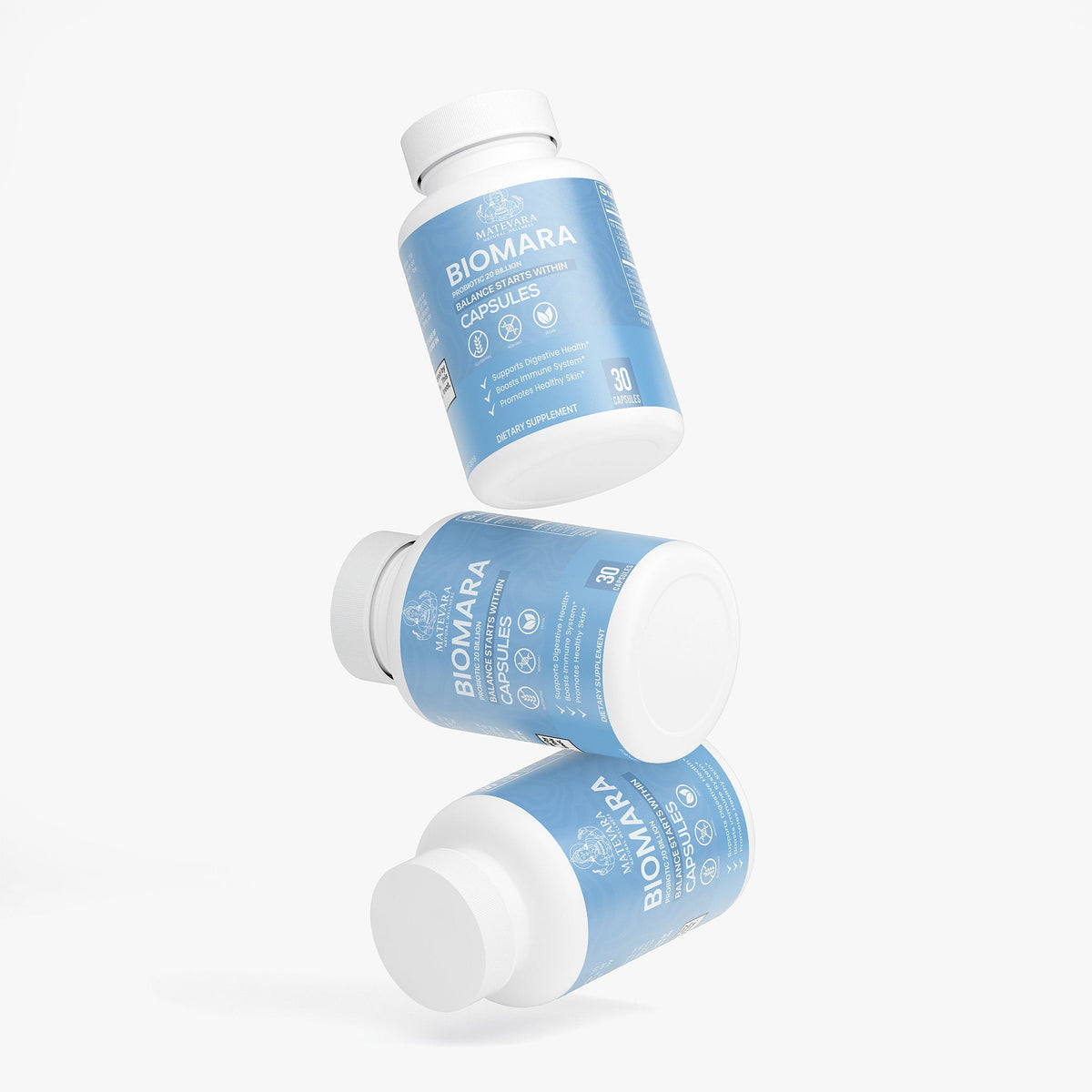 Biomara Probiotic 20 Billion CFU | Supports Digestive Health and Immune Function