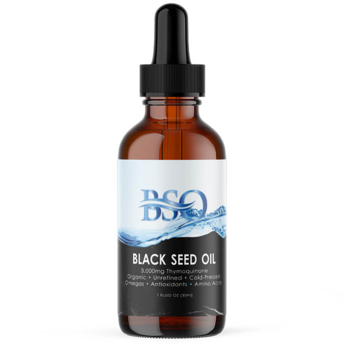 3,000 mg Thymoquinone (5%) Hexane-Free Organic Cold Pressed Black Seed Oil - Pure & POTENT