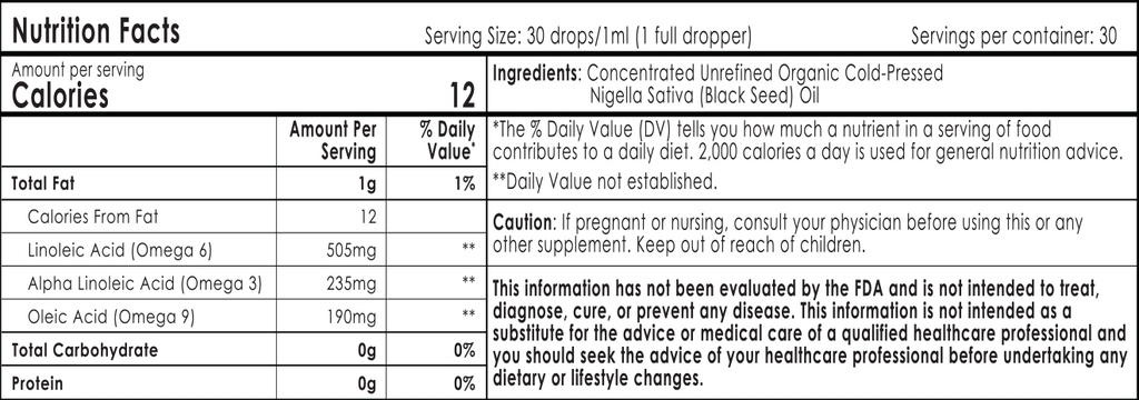 Vital Core Trio Daily Supplement with Black Seed Oil