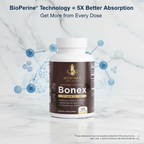 Bonex VIT D3, K2 MK-7 & Calcium | 60 Capsules