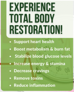 Total Body Restore Kit - Heart Health, Detox, Energy, Reducing Cravings & Weight Loss - Includes a FREE Gift