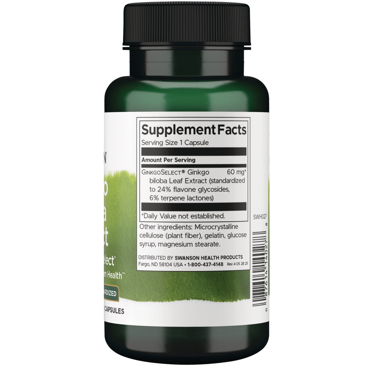 Ginkgo Biloba Extract - Standardized