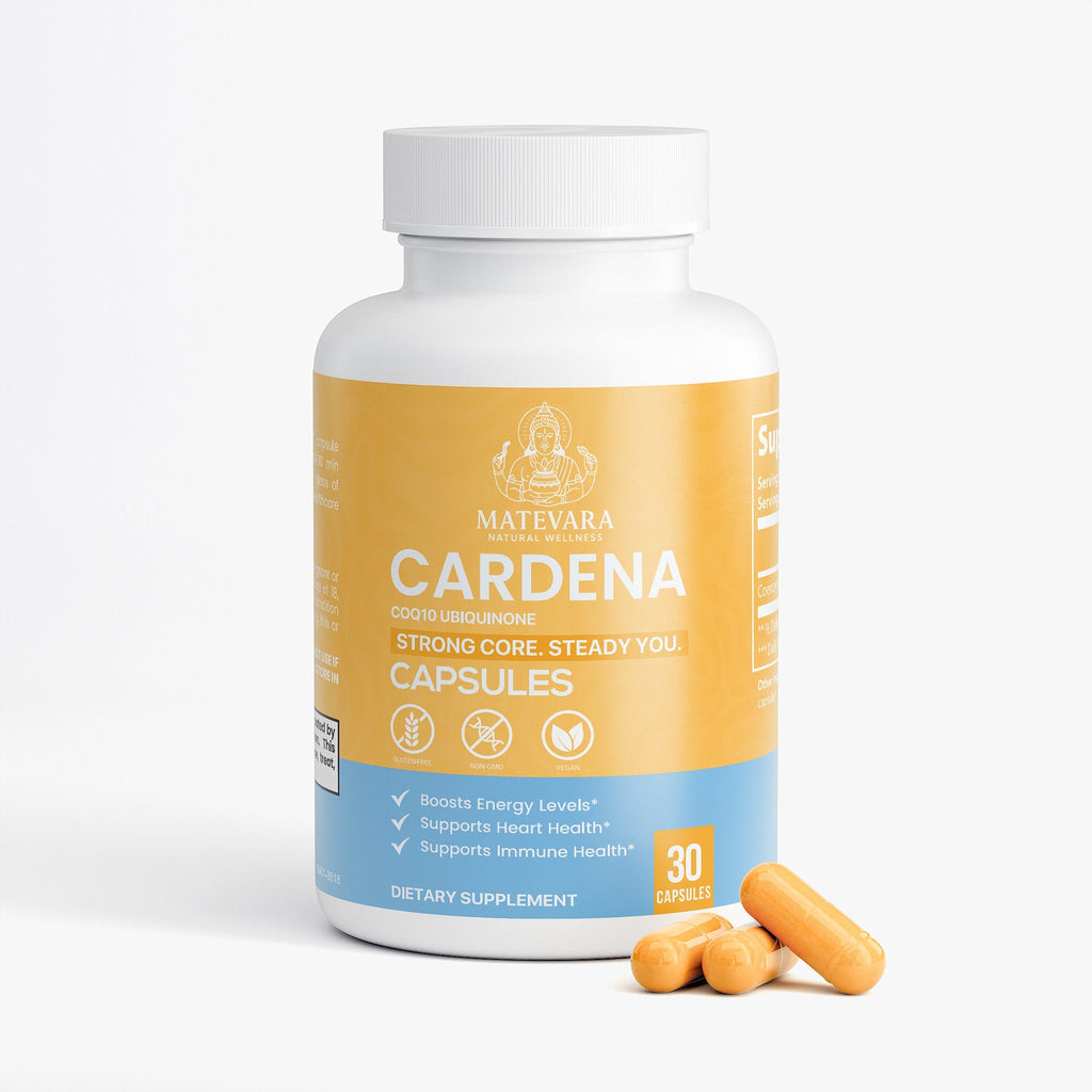 Cardena CoQ10 Ubiquinone Capsules | 30 Veggie Caps