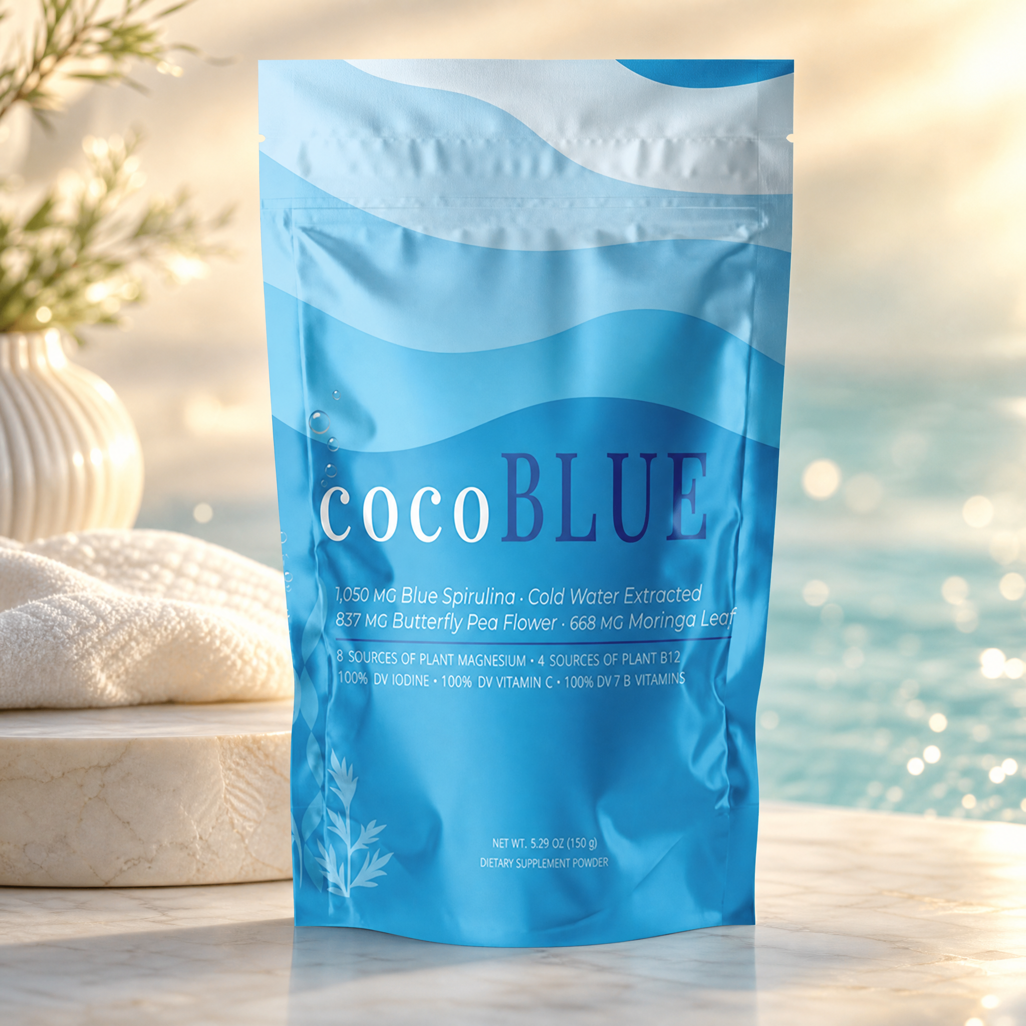 cocoBLUE Anti-Fatigue Cell Fuel & Electrolyte Powder