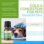 Cold & Congestion For Pets Essential Oil Blend