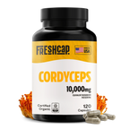 Organic Cordyceps Mushroom Supplement Capsules
