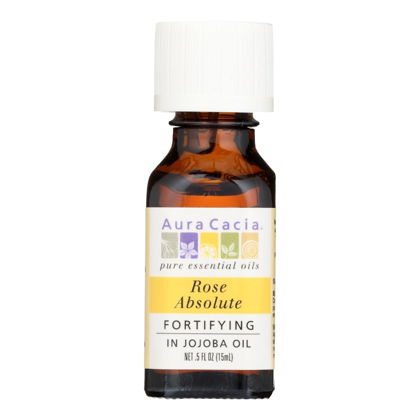 Aura Cacia - Rose Absolute in Jojoba Oil - 0.5 fl oz(D0102HH9EBJ.)