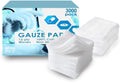 gauze Sponges 3 x 3 Pack of 2400 Non-Sterile 100% Woven cotton Pads for Wounds cleaning Medical 12-ply gauze Dressings Disposabl