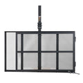 VEVOR Hitch Mount Cargo Carrier, 45.3 x 25.6 Iron Hitch Cargo Rack with Folding Ramp, Hitch Rack Basket with Stabilizer and Stra