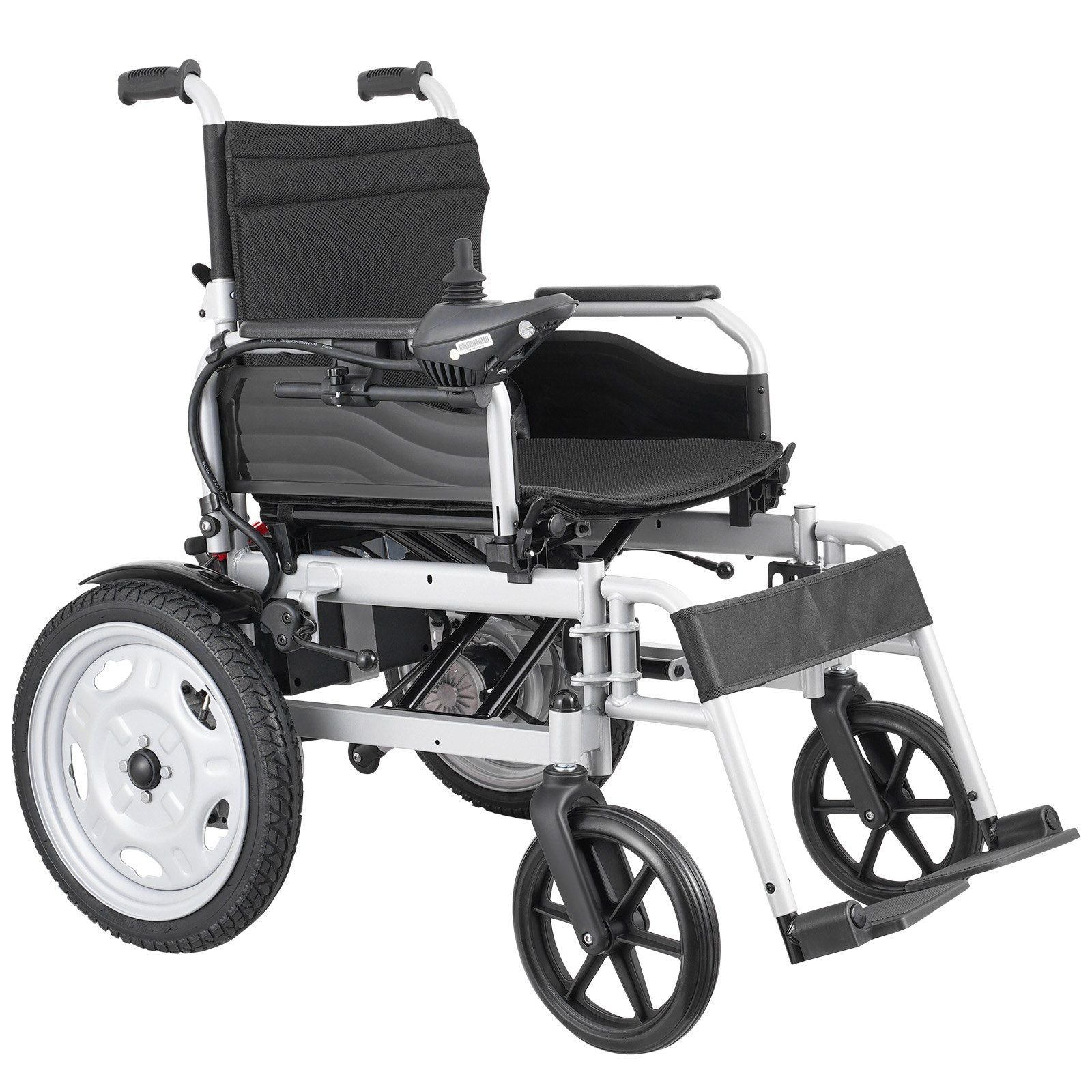 VEVOR Electric Wheelchair for Adults Seniors, 265 lbs Weight Capacity, 17.5in Width Lightweight Foldable Motorized Power Wheelch