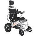 VEVOR Electric Wheelchair for Adults Seniors, 300 lbs Weight Capacity, 17.7 in Width Lightweight Foldable Motorized Power Wheelc