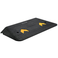 VEVOR Upgraded Rubber Threshold Ramp, 3 Rise Door Ramp with 1 Channel, Natural Rubber Car Ramp with Non-Slip Textured Surface, 3