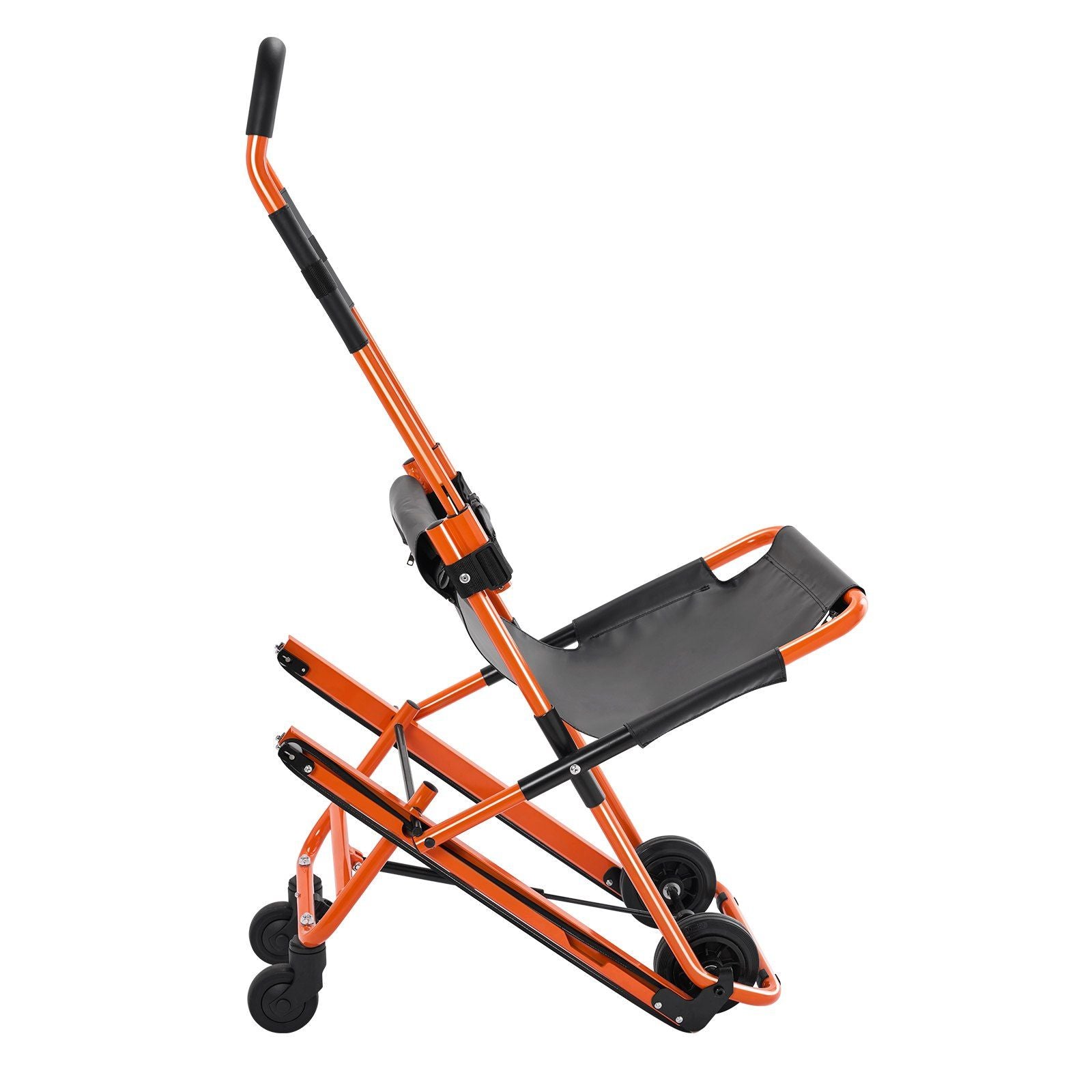 VEVOR Manual Stair Chair, 350 lbs Load Capacity, Foldable Emergency Stair Wheelchair with 4 Wheels, Portable Transport Stair Cha