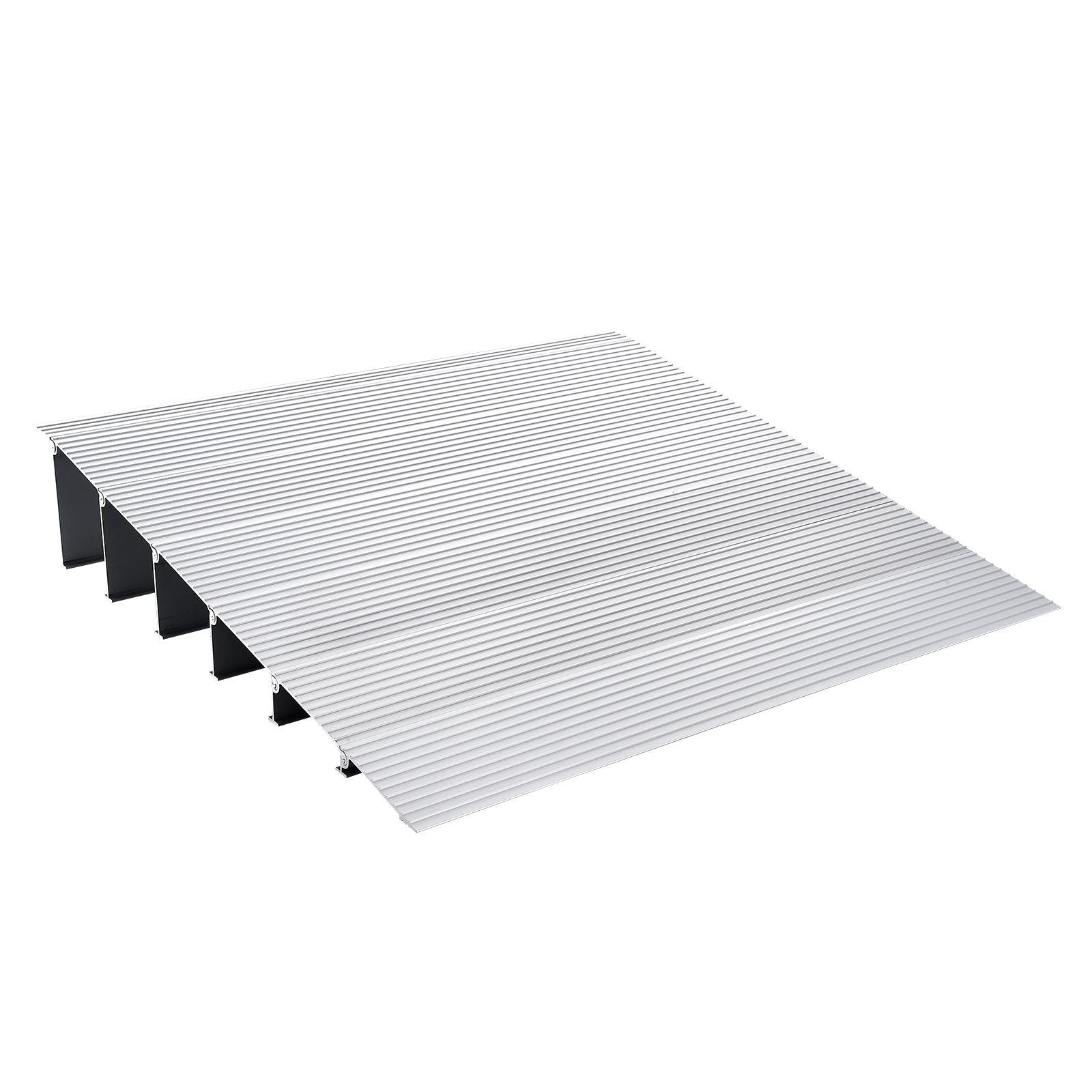 VEVOR Door Threshold Ramp, 6 Rise, 800 lbs Load Capacity, Door Ramp for Wheelchairs, Aluminum Threshold Ramp for Doorways, Adjus