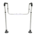 VEVOR Toilet Safety Rail, Bathroom Toilet Seat Frame, Adjustable Width & Height Fit Most Toilets, Supports 300lbs, Toilet Handle