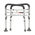 VEVOR Toilet Safety Rail, Folding Toilet Seat Frame, Adjustable Width & Height Fit Most Toilets, Supports 300lbs, Stand Alone To