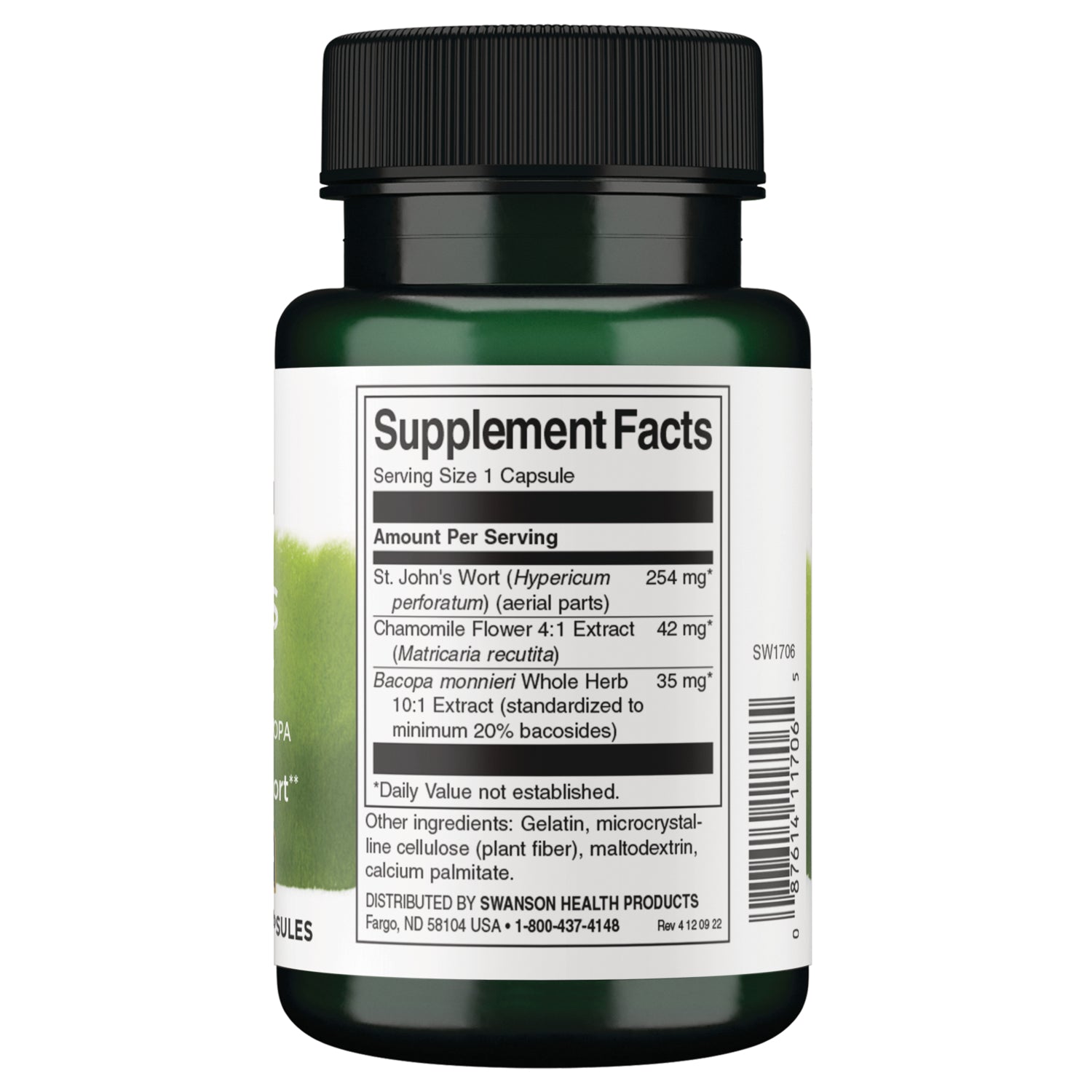 St. John's Wort with Chamomile and Bacopa - 3-in-1 Formula