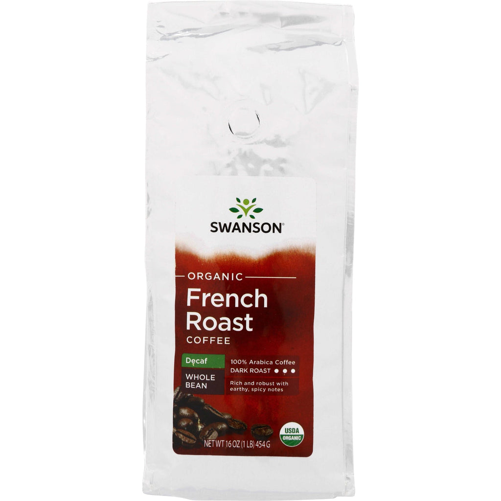 Organic French Roast Decaf Whole Bean Coffee - Dark Roast