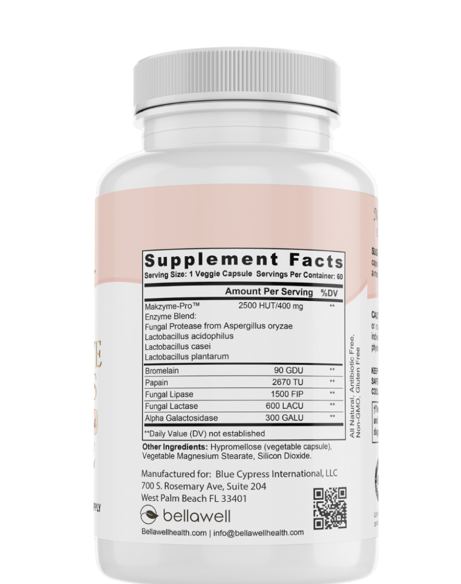 Digestive Enzymes: A Thoughtful Choice for Women's Wellness by Bellawell